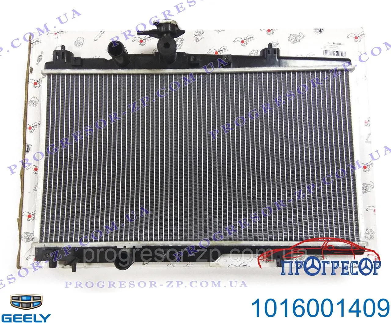 Радиатор охлаждения двигателя Geely 1016001409 цена, от 44.80 USD
