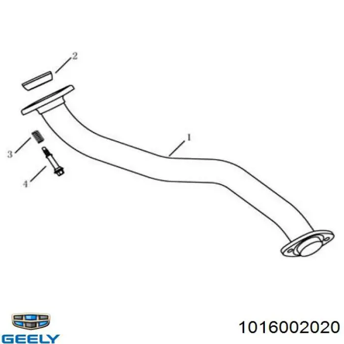 1016002020 Geely Прокладка штанов