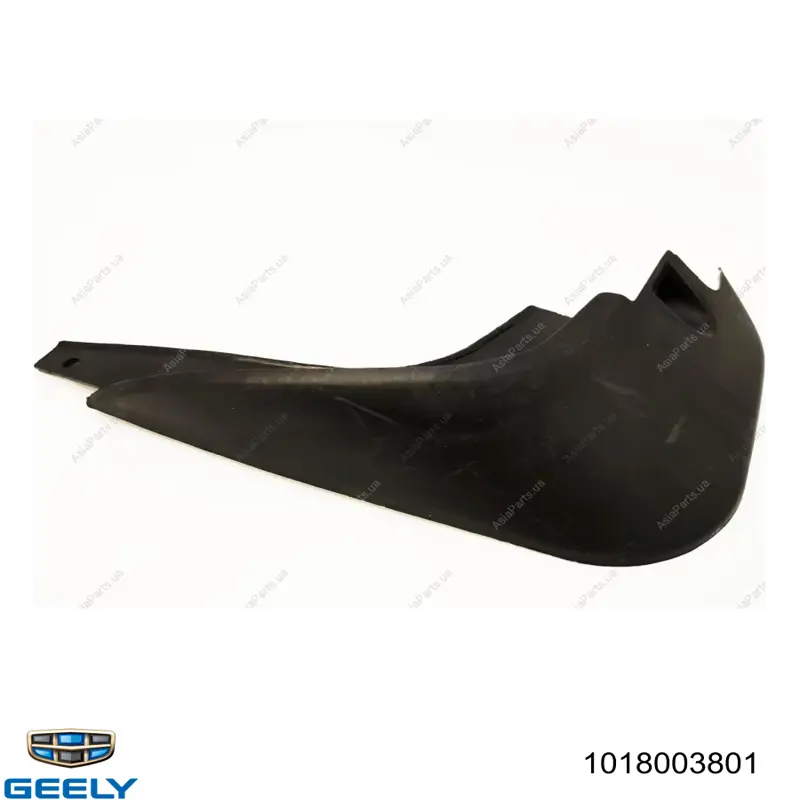 1018003801 Geely Брызговик передний, левый