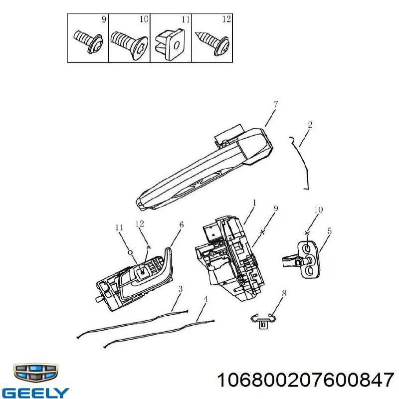  106800207600847 Geely