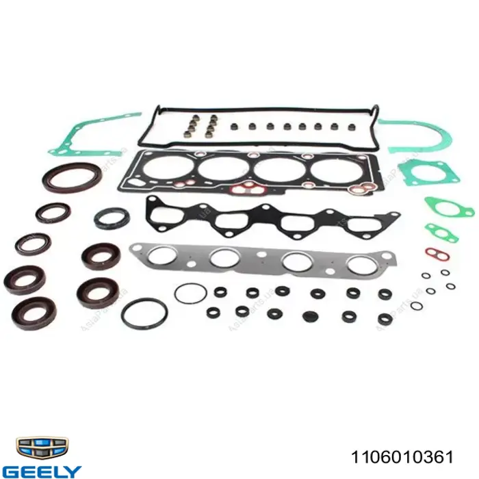 1106010361 Geely kit de vedantes de motor completo