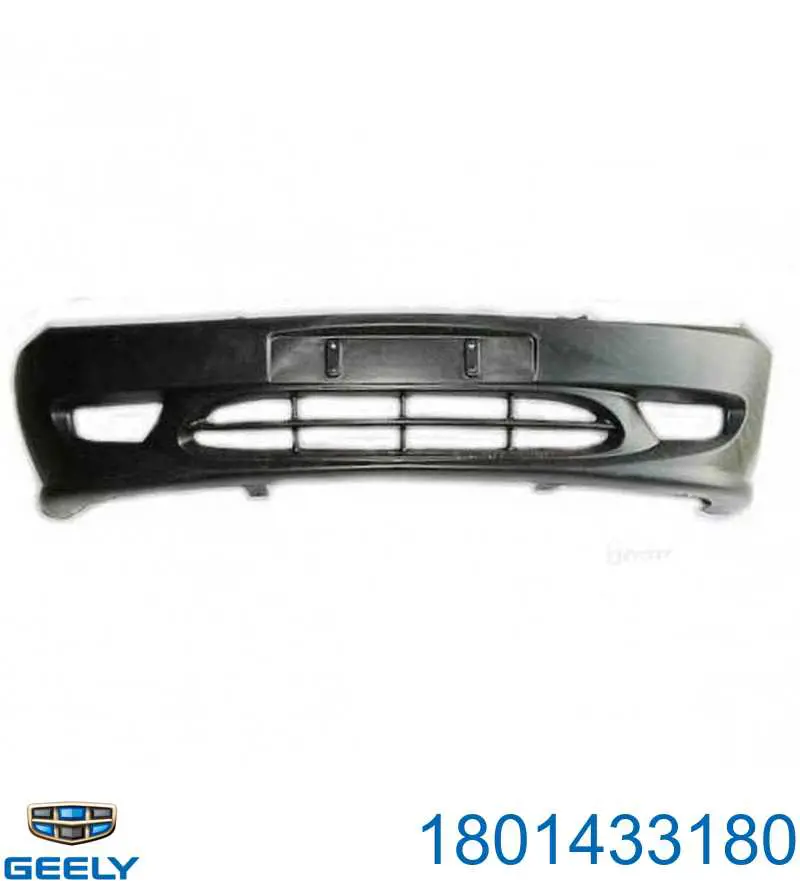 Передний бампер 1801433180 Geely