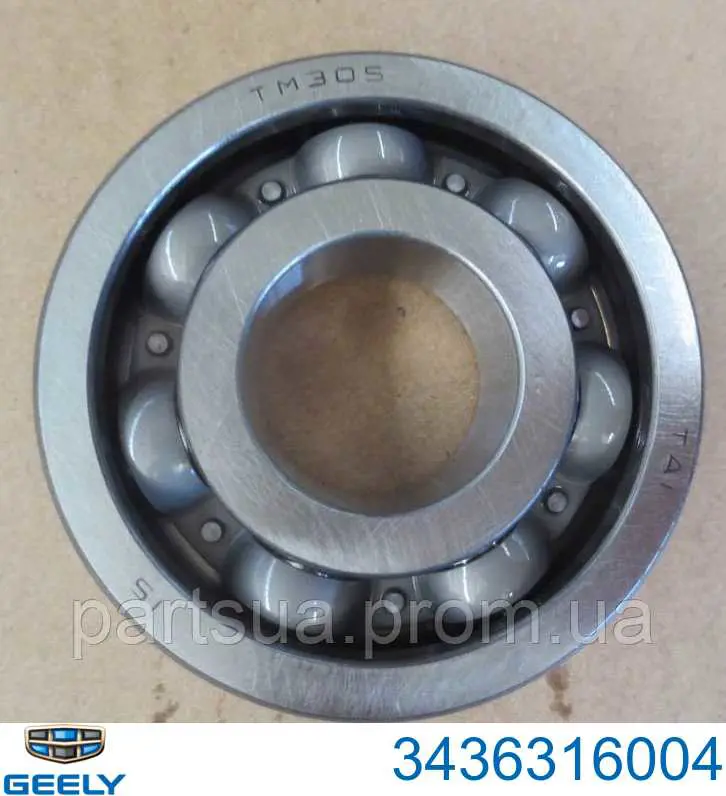 3436316004 Geely Подшипник главного вала КПП