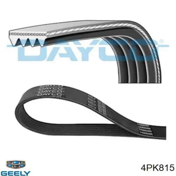 Купить 4PK815 Geely Ремень генератора
