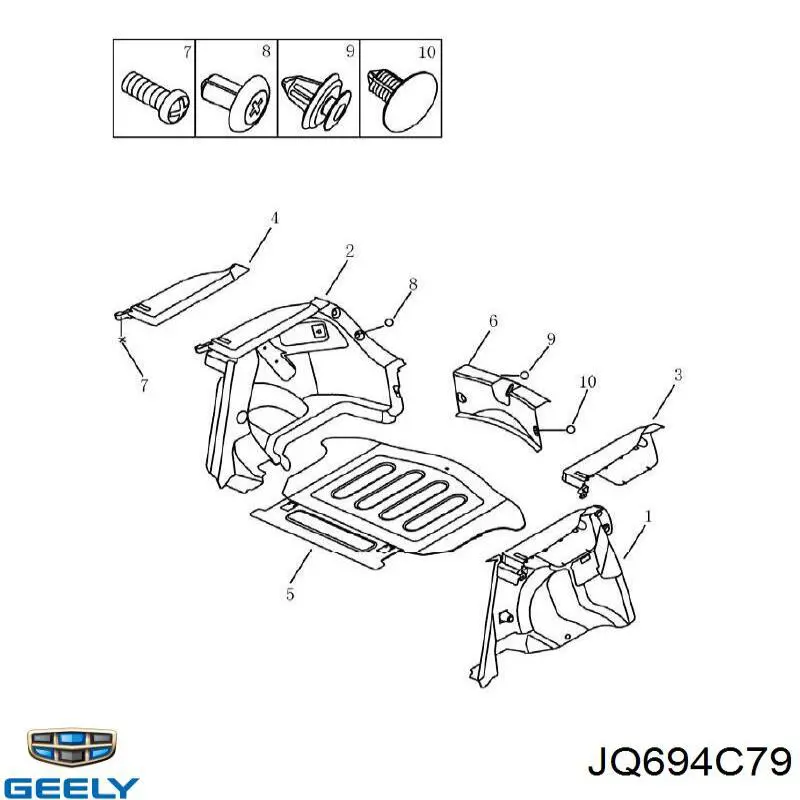 Купить JQ694C79 Geely 