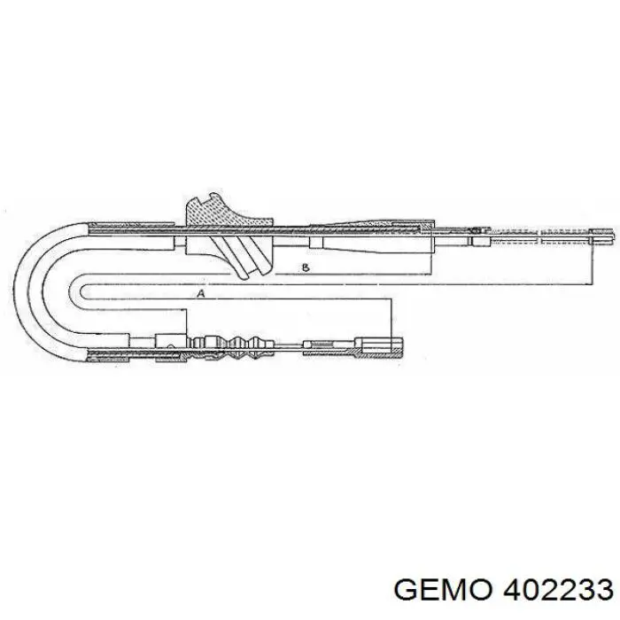 402233 Gemo Трос ручного тормоза