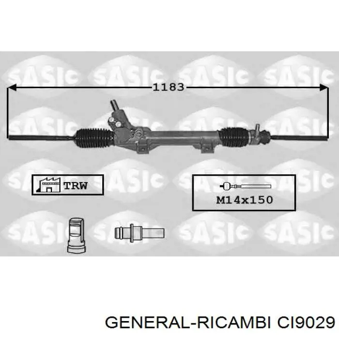 Рулевая рейка CI9029 General Ricambi