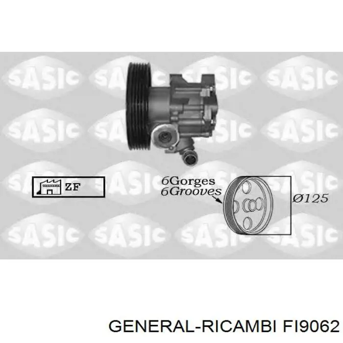 FI9062 General Ricambi рулевая рейка