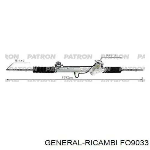 Купить FO9033 General Ricambi Рулевая рейка