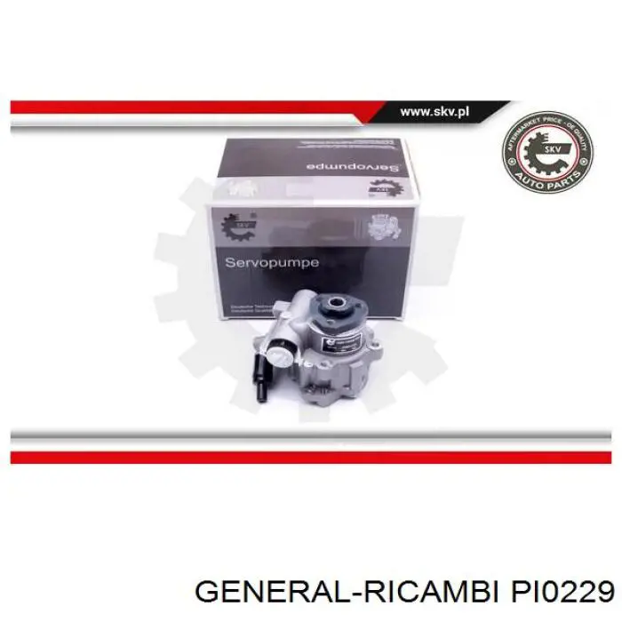 Насос гидравлики General Ricambi PI0229 цена, от 83.38 USD