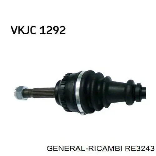 Правая полуось 7701470884 Renault (RVI)