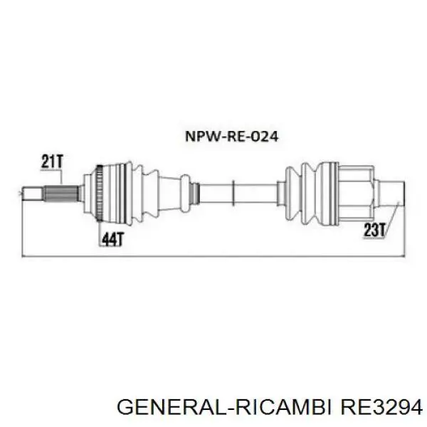  RE3292 General Ricambi