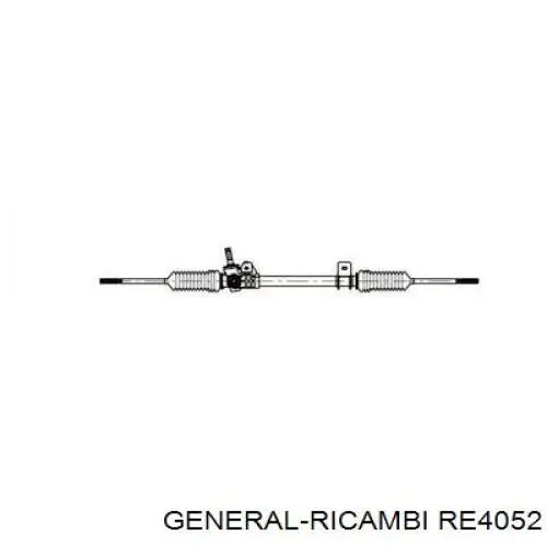 Рулевая рейка 7701472110 Renault (RVI)