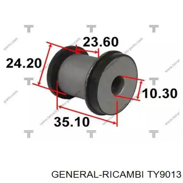 Рулевая рейка TY9013 General Ricambi