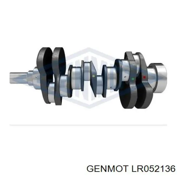 LR052136 Genmot коленвал двигателя