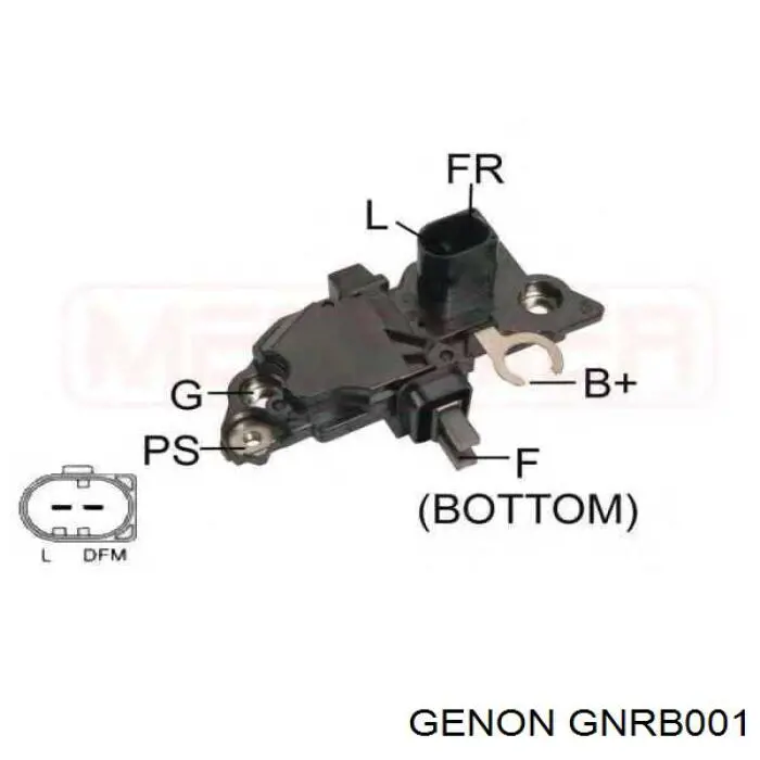 Реле зарядки генератора Genon GNRB001 цена, от 19.04 USD