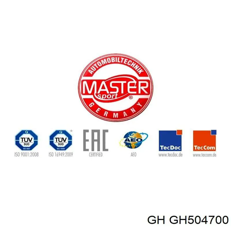 GH504700 GH Комплект передних рычагов