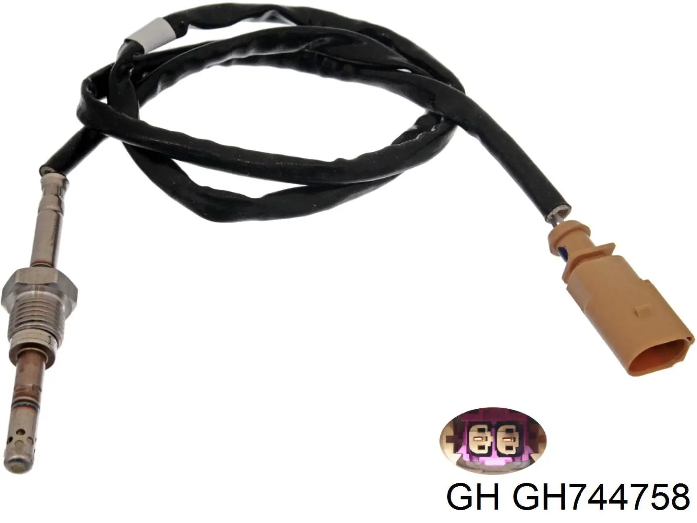 Sensor de temperatura, gas de escape, después de Filtro hollín/partículas GH744758 GH