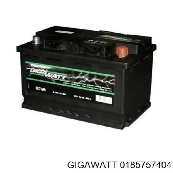 0185757404 Gigawatt bateria recarregável (pilha)