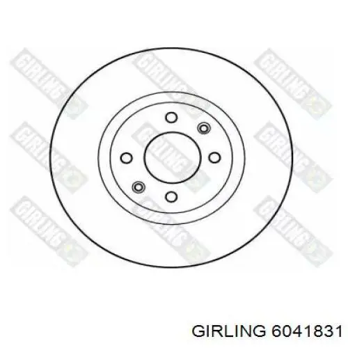6041831 Girling диск тормозной передний