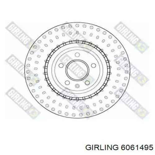 Передние тормозные диски 6061495 Girling
