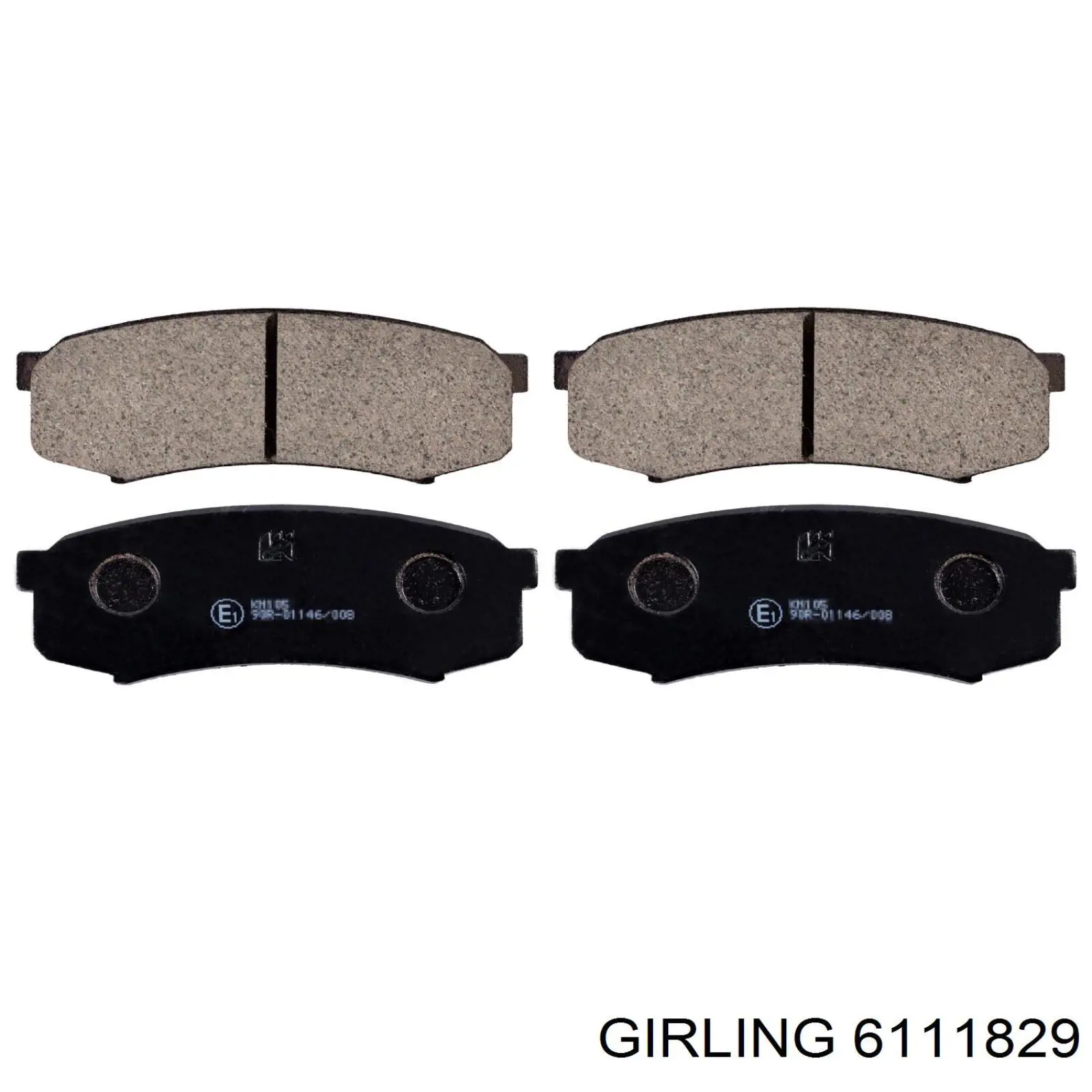 Pastillas de freno traseras 6111829 Girling