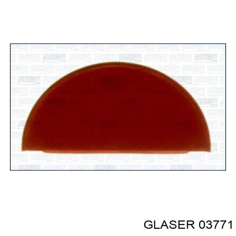 03771 Glaser прокладка клапанной крышки двигателя, задний сегмент