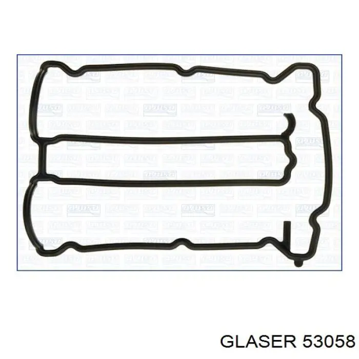 53058 Glaser прокладка клапанной крышки двигателя правая