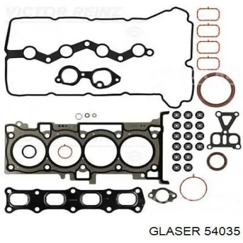 Прокадка масляого картера поддона Glaser 54035 цена, от 7.81 USD