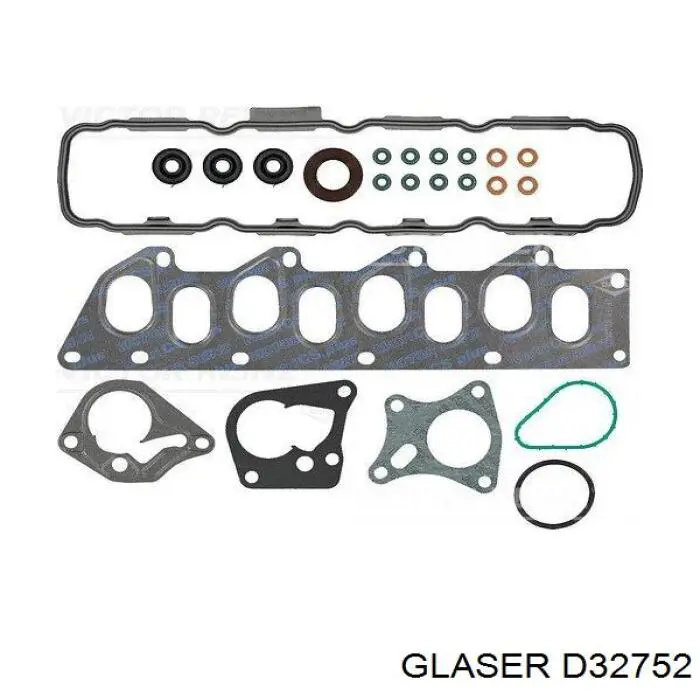 D32752 Glaser комплект прокладок двигателя верхний