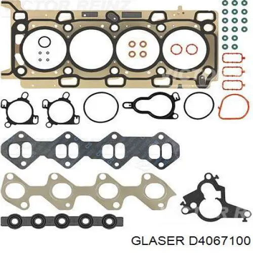 D4067100 Glaser kit superior de vedantes de motor