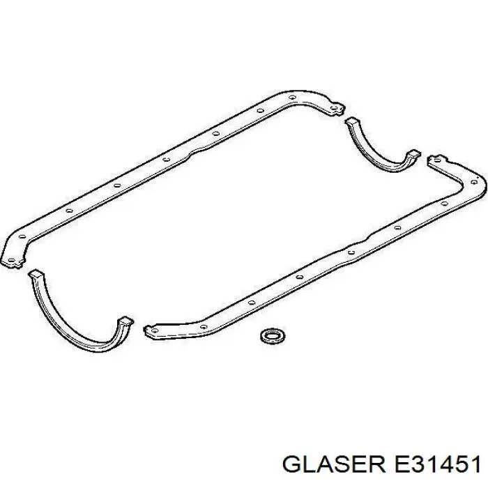 E31451 Glaser прокладка поддона картера двигателя