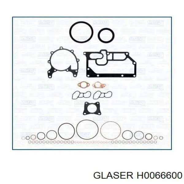 Прокладка ГБЦ 00666 Glaser