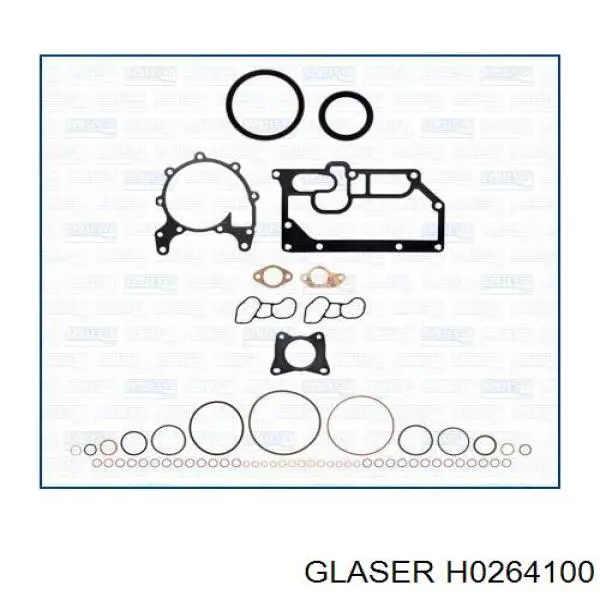 Прокладка ГБЦ Glaser H0264100 цена, от 33.41 USD