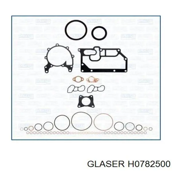 Прокладка головки блока цилиндров (ГБЦ) правая Glaser H0782500