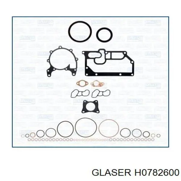 H0782600 Glaser прокладка головки блока цилиндров (гбц левая)