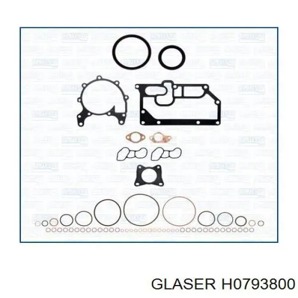 Прокладка ГБЦ Glaser 07938 цена, от 11.71 USD