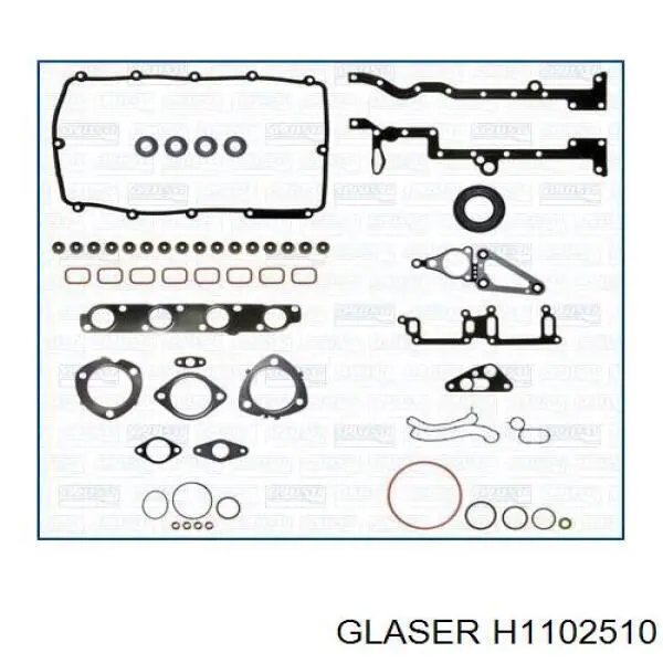 H1102510 Glaser прокладка гбц