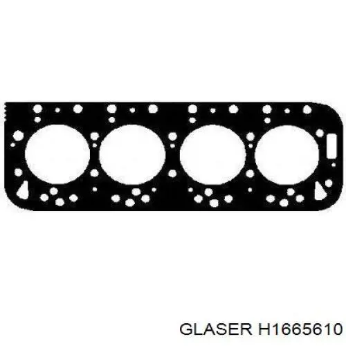 H16656-10 Glaser прокладка гбц