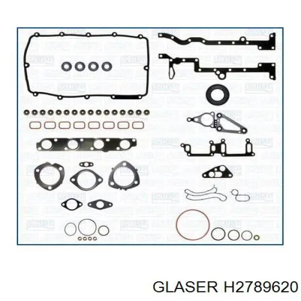Прокладка ГБЦ Glaser H2789620 цена, от 61.08 USD