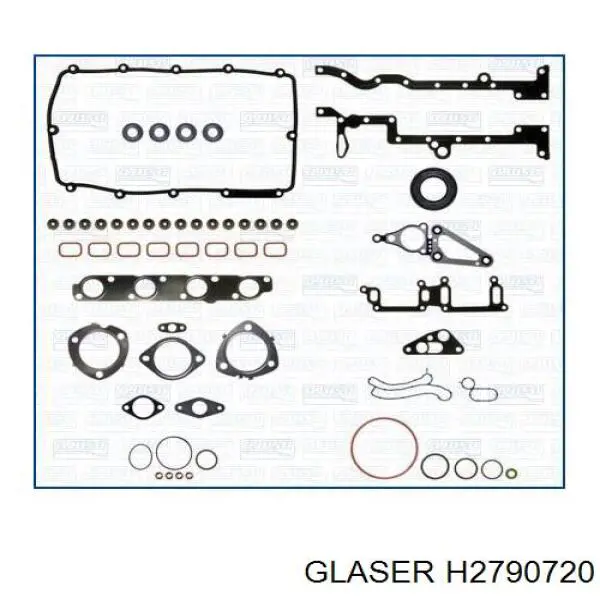 Прокладка ГБЦ H2790720 Glaser