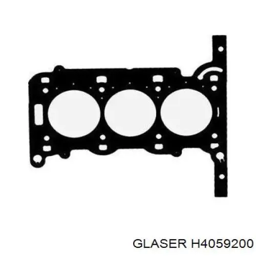 Прокладка ГБЦ H4059200 Glaser