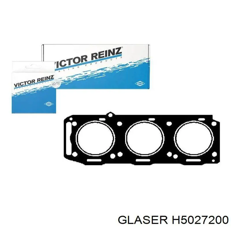 H5027200 Glaser прокладка головки блока цилиндров (гбц правая)