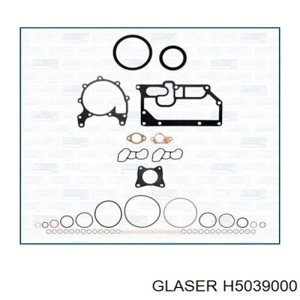 Прокладка головки блока цилиндров (ГБЦ) GLASER H5039000