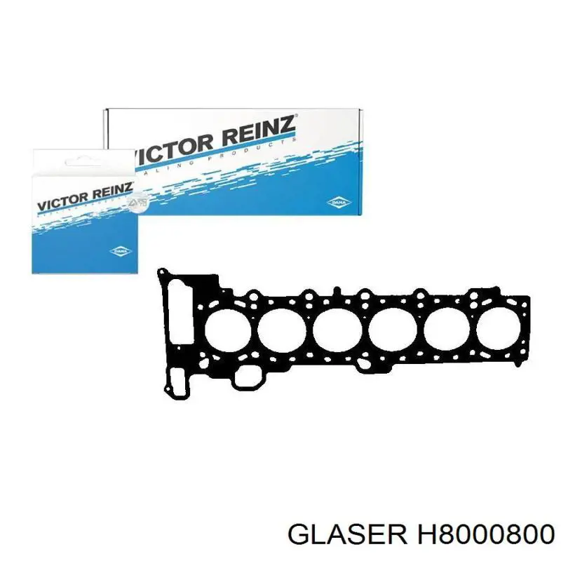 Прокладка ГБЦ H8000800 Glaser