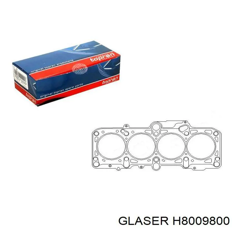 H8009800 Glaser прокладка гбц