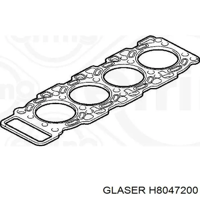 Прокладка ГБЦ H8047200 Glaser