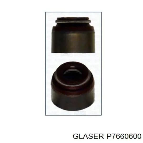 P7660600 Glaser сальник клапана (маслосъемный, впуск/выпуск)