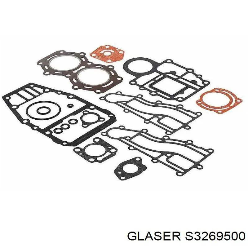 S3269500 Glaser комплект прокладок двигателя полный