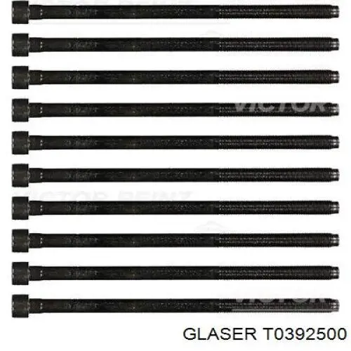 Болт головки блока цилиндров (ГБЦ) Glaser T0392500